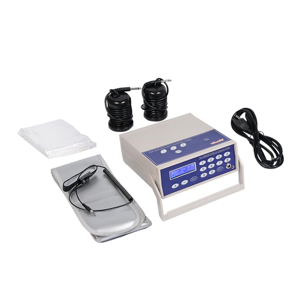 Professional Ionic Detox Foot Spa Machine with Far Infrared Belt & Two Arrays - Hydrogen Ion Cleanse for Relaxation & Detox - Perfect for Birthday Gifts, Home Spa, Wellness Therapy & Stress Relief