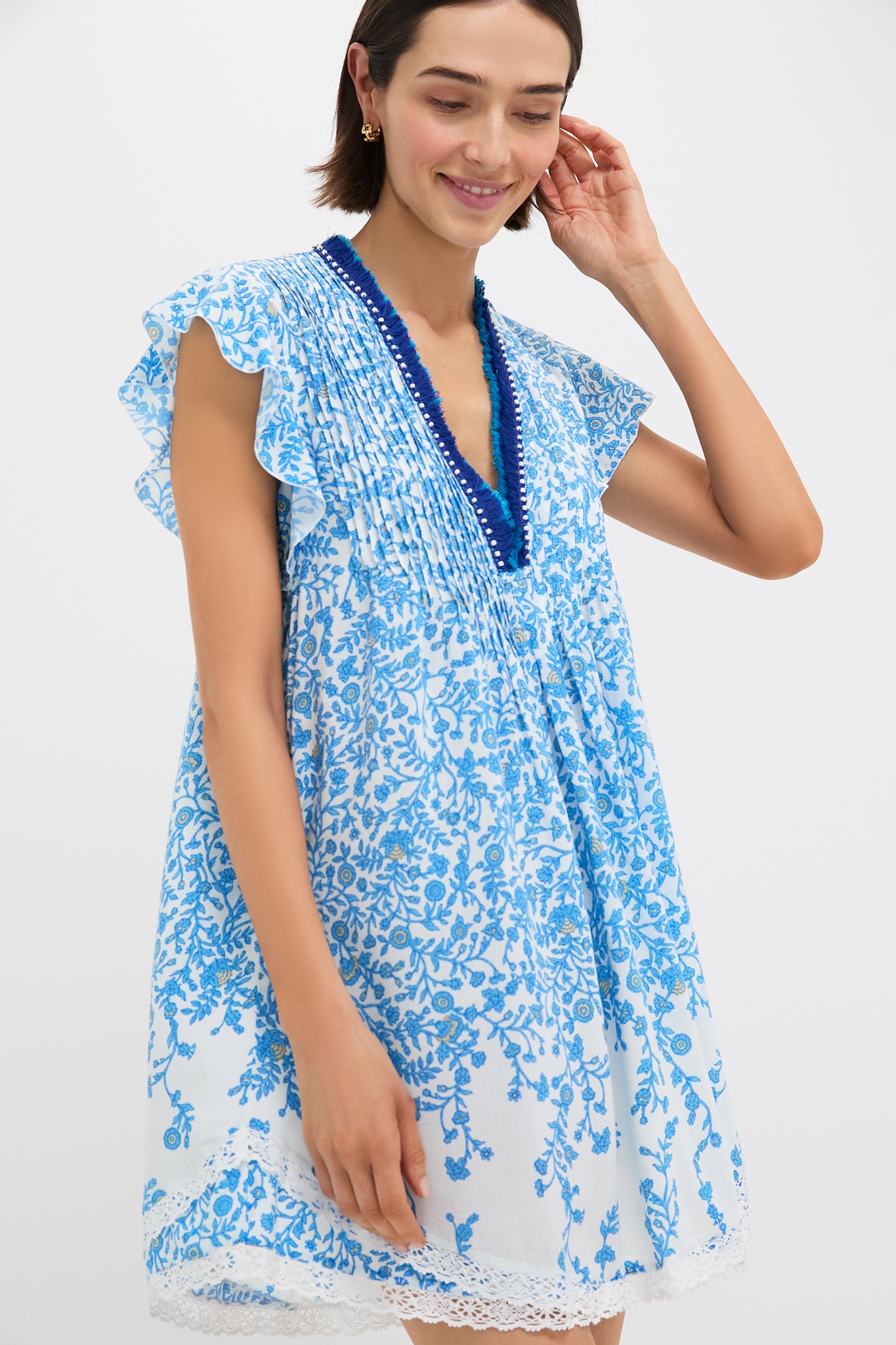 Blue Lazuli Sasha Mini Dress - Elegant Women's Party Cocktail Dress for Evening Events, Date Nights & Special Occasions