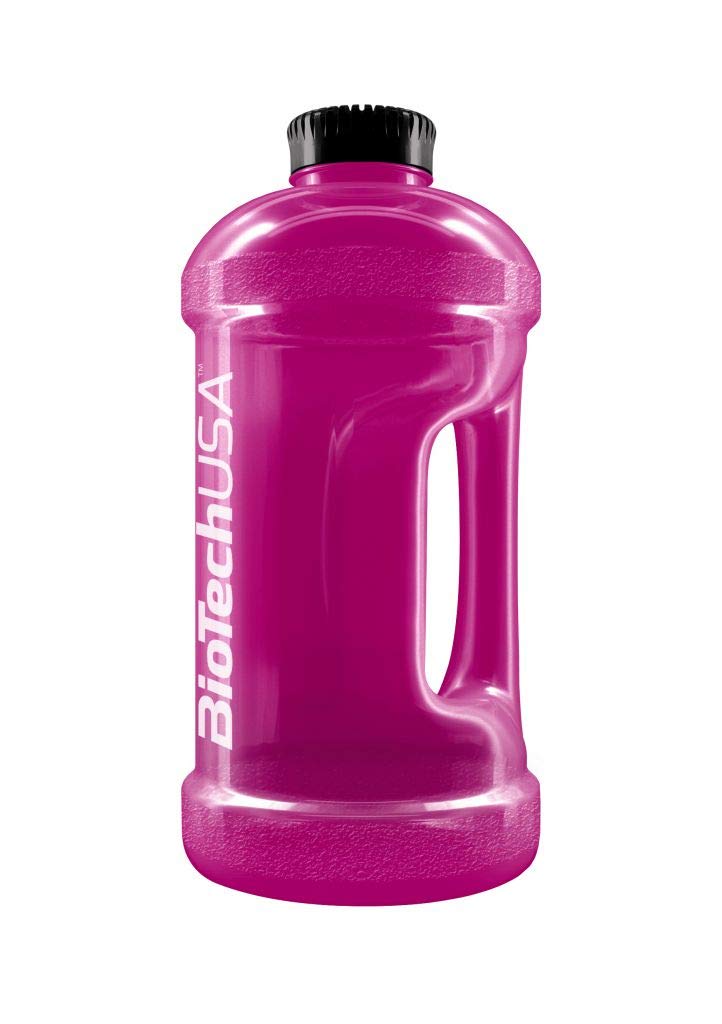 BioTechUSA 2200ml Light Blue Gallon Water Jug - BPA-Free, Leak-Proof Sports Water Bottle for Gym, Hiking & Outdoor Activities