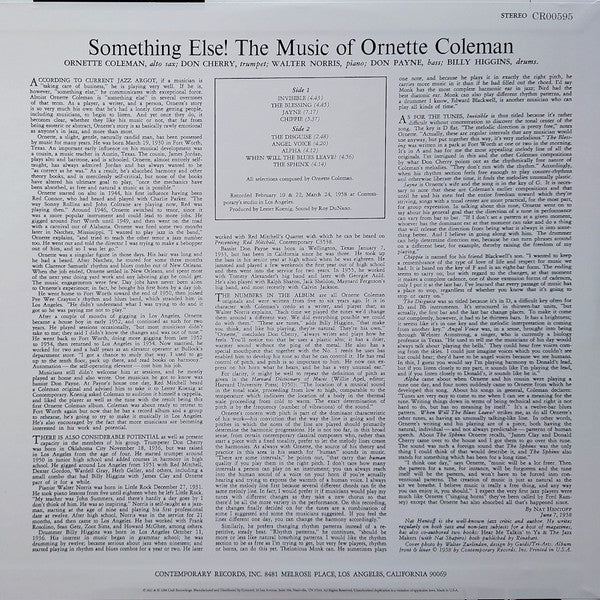 Ornette Coleman Albums & Music - Jazz Legend Vinyl, CDs & MP3s | Perfect for Jazz Lovers & Music Collectors