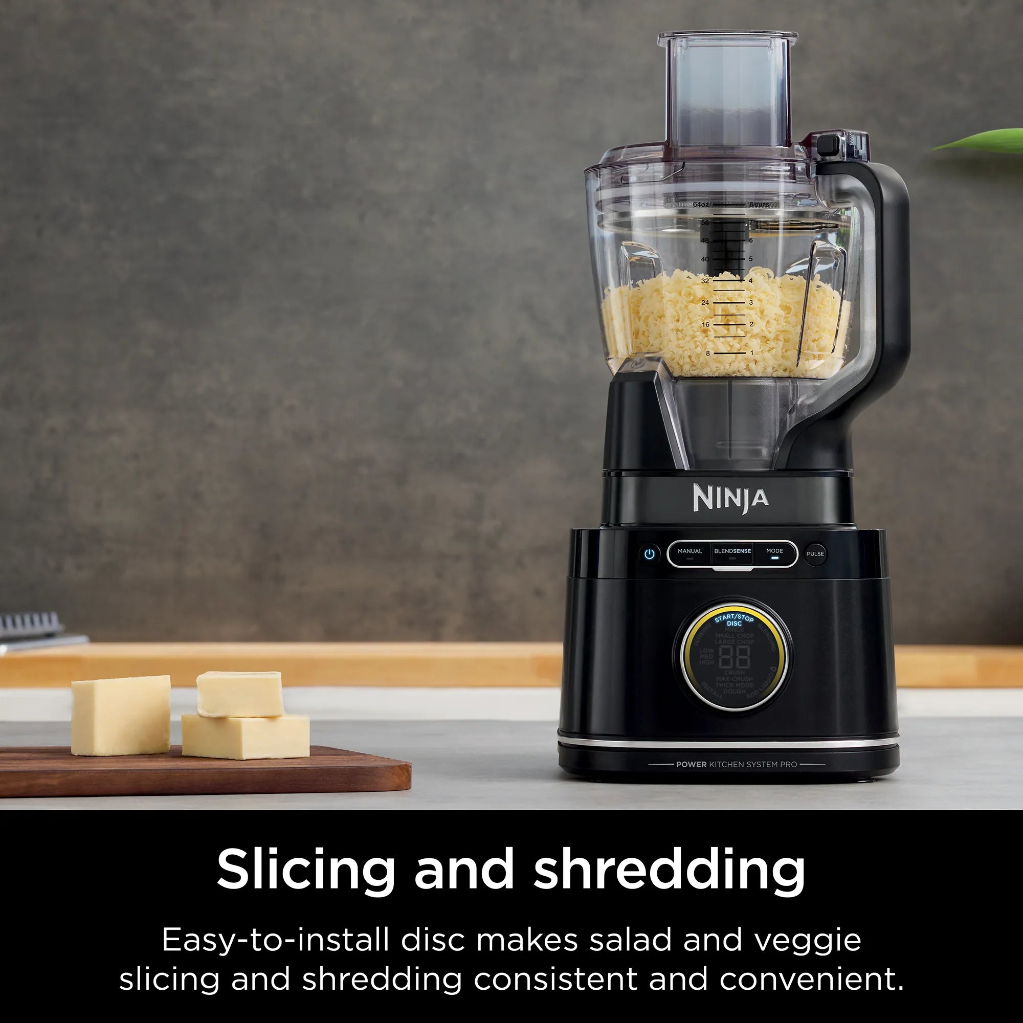Ninja Detect Kitchen System Power Blender + Food Processor Pro - High-Speed Blending & Food Processing for Smoothies, Sauces, Dough & More - Perfect for Home Cooking & Meal Prep