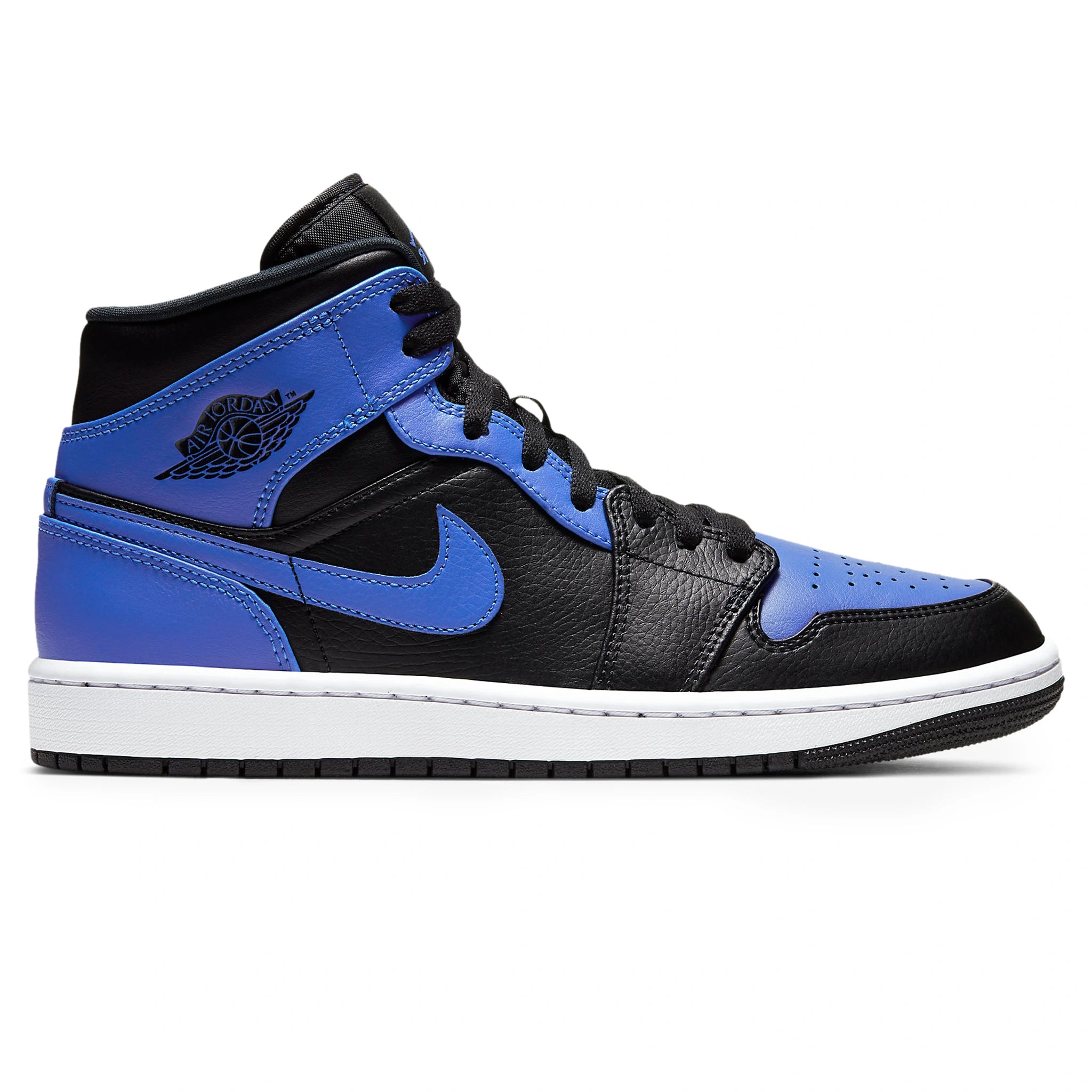 Air Jordan 1 Mid Hyper Royal Sneakers - Men's Basketball Shoes for Casual Wear & Street Style | Perfect for Sports, Gym & Everyday Fashion