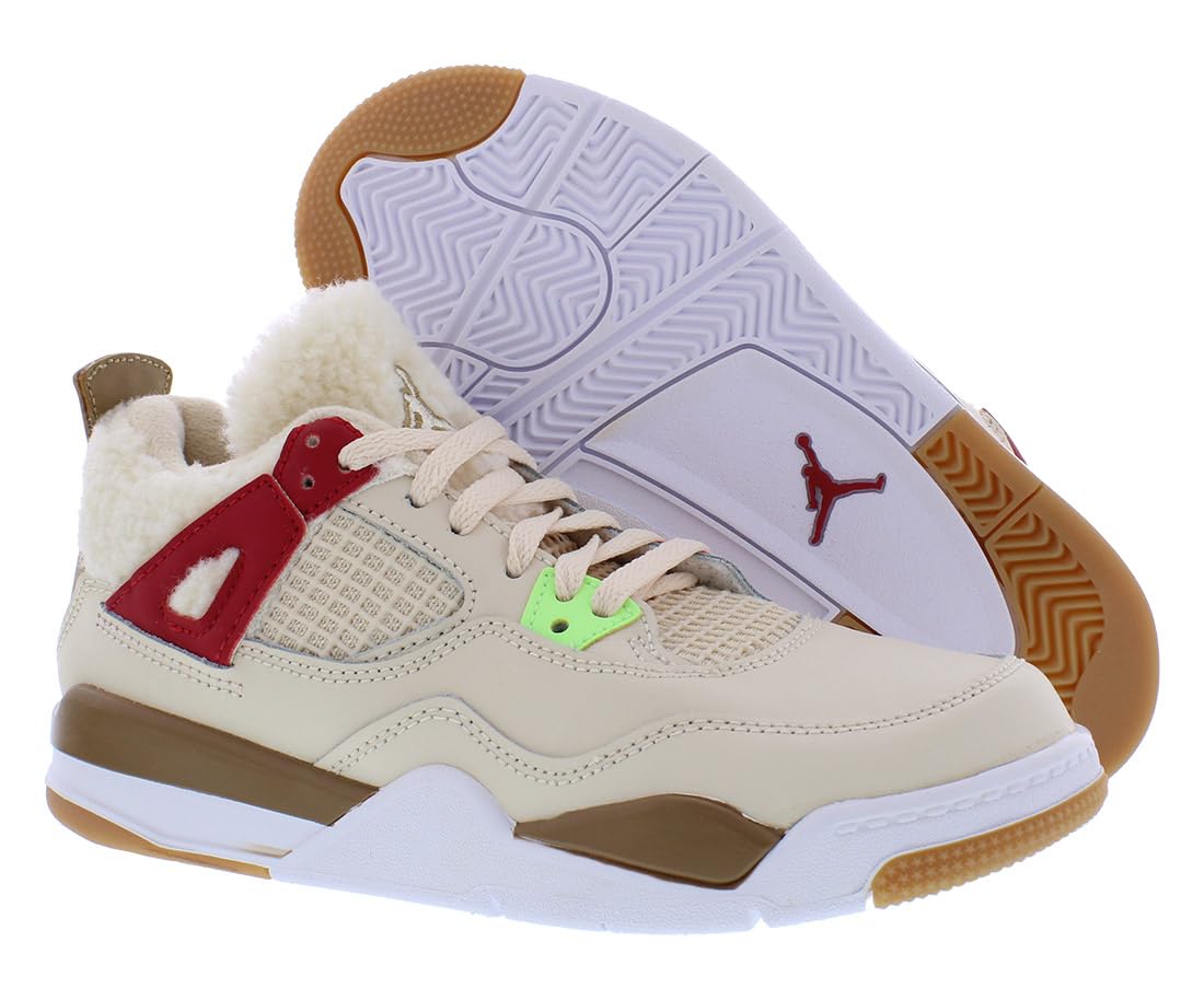 Air Jordan 4 Retro Men's Basketball Shoes - White/Cement Grey (308497-106) | Classic Sneakers for Streetwear & Sports
