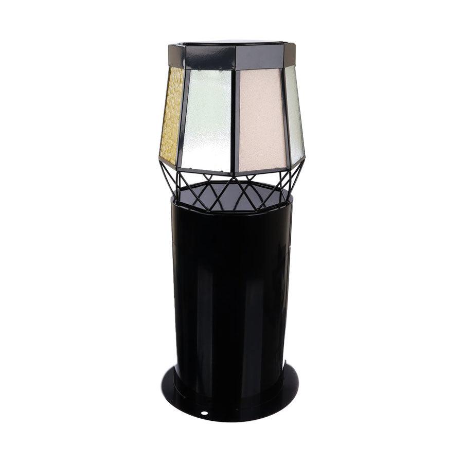 SETO CRAFT Solar Powered Outdoor Floor Light Stand - Diamond Design (3550g) | Waterproof Garden Decoration for Patio, Pathway & Backyard Lighting