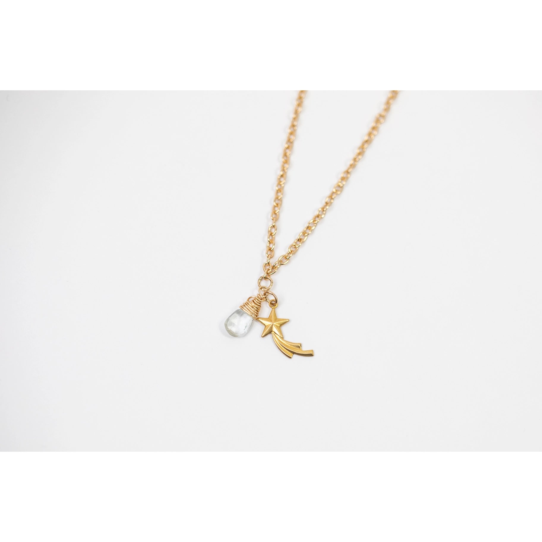 Shooting Star Kids Necklace - Dainty Gold or Silver Pendant for Girls & Boys | Perfect Birthday Gift, Christmas Present & Everyday Wear for Children