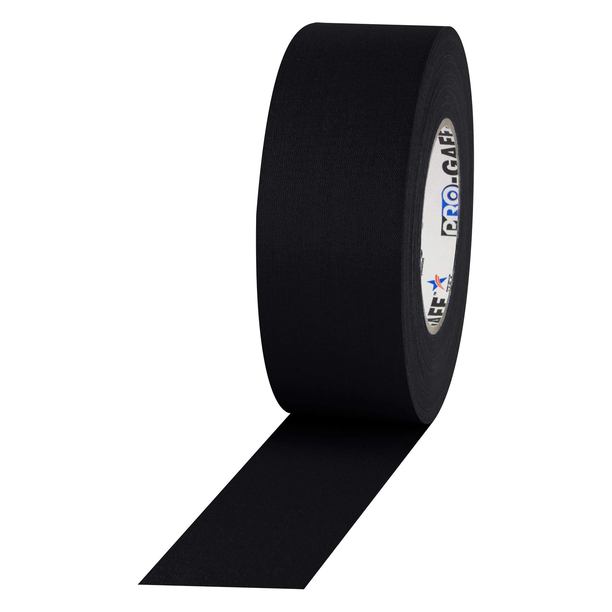 ProTapes Pro Gaff Matte Cloth Gaffer's Tape - 11 mil Thick Rubber Adhesive, 55 Yards - Professional Grade for Stage, Film & Photography Equipment