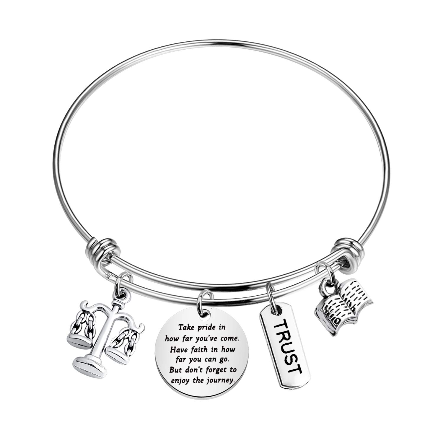 BNQL Lawyer Keychain - Elegant Law School Graduation Gift for Future Attorneys & Legal Professionals - Perfect for Courtroom, Office & Daily Use