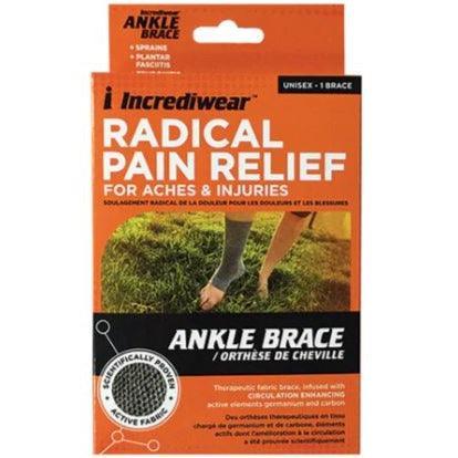 Incrediwear Ankle Sleeve - Compression Support for Pain Relief & Recovery - Ideal for Running, Sports & Everyday Wear