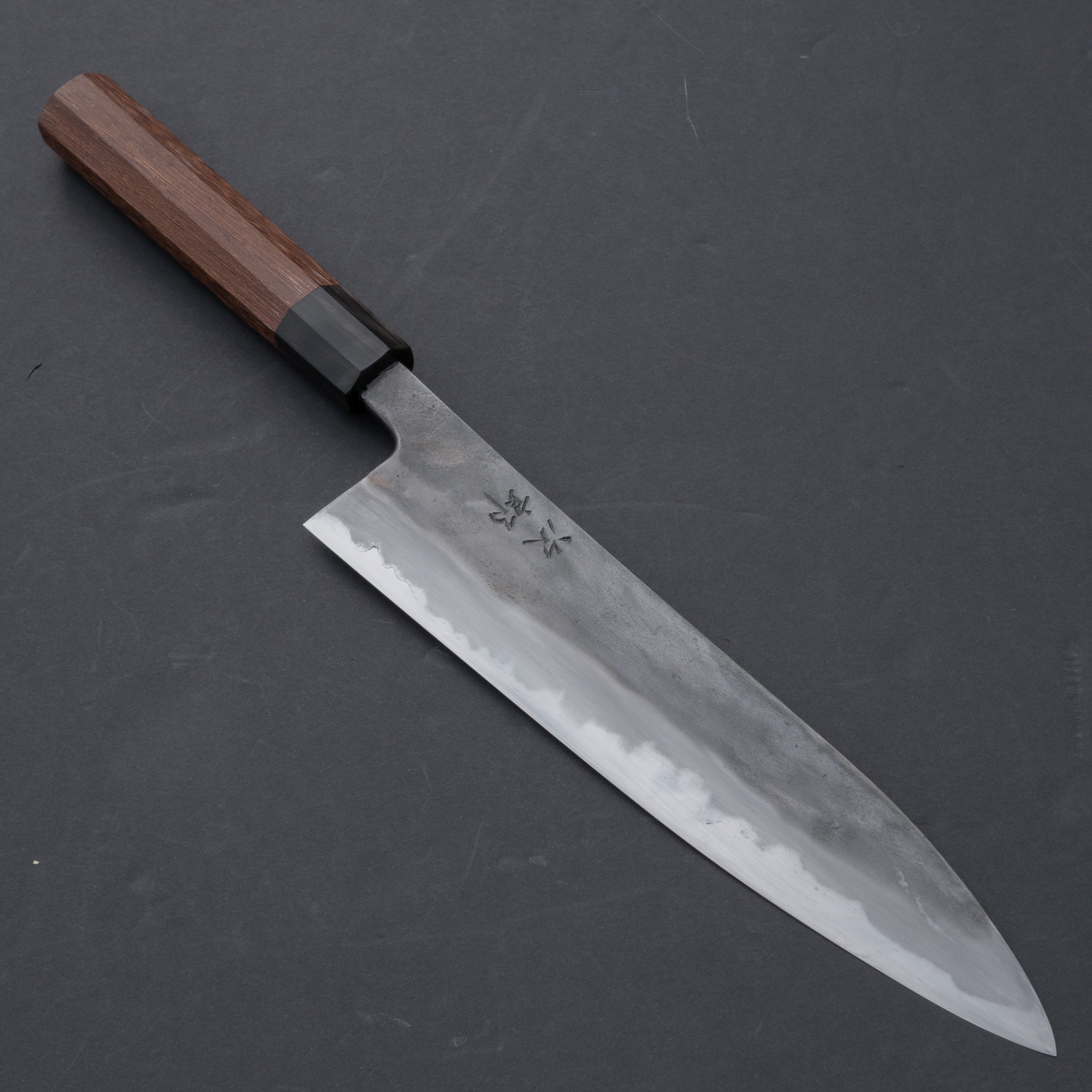Premium Jiro Tsuchime Wa Gyuto 240mm Japanese Chef Knife with Taihei Tagayasan Handle (#058) - Perfect for Professional Chefs & Home Cooking Enthusiasts