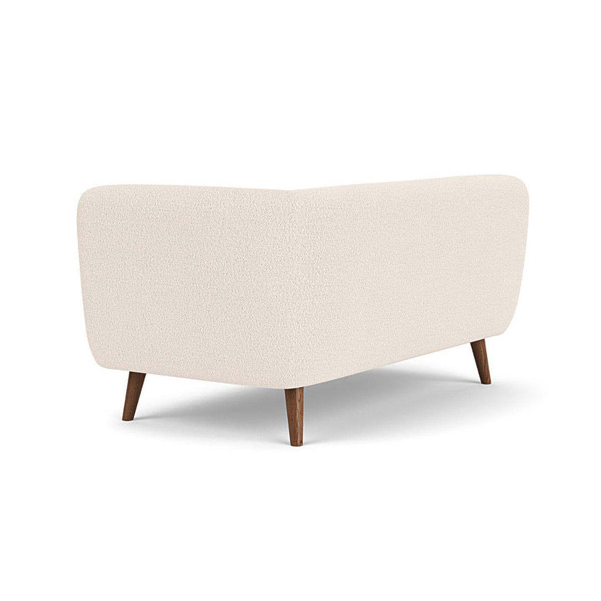Alfred Boucle Right 2 Seater Modular Sofa - Modern Comfortable Sectional Couch for Living Room, Lounge & Small Spaces