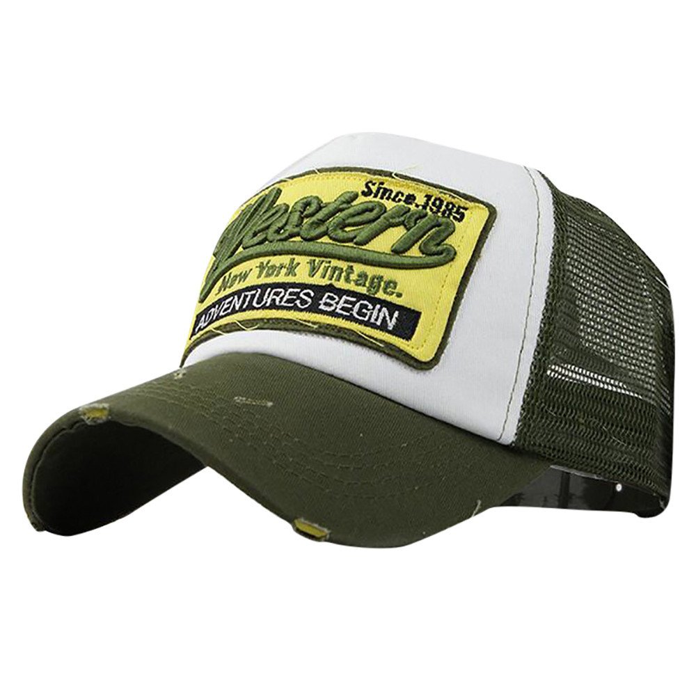 MEIBAN Men's & Women's Casual Baseball Cap - Breathable Mesh Summer Hat with Embroidered Design, Adjustable Tan Hip Hop Style for Outdoor Sports & Daily Wear