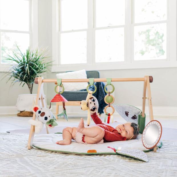 Tiny Love BOHO Chic Luxe Developmental Gymini - Premium Baby Play Mat for Sensory Development & Tummy Time - Perfect for Nursery, Playroom & Travel