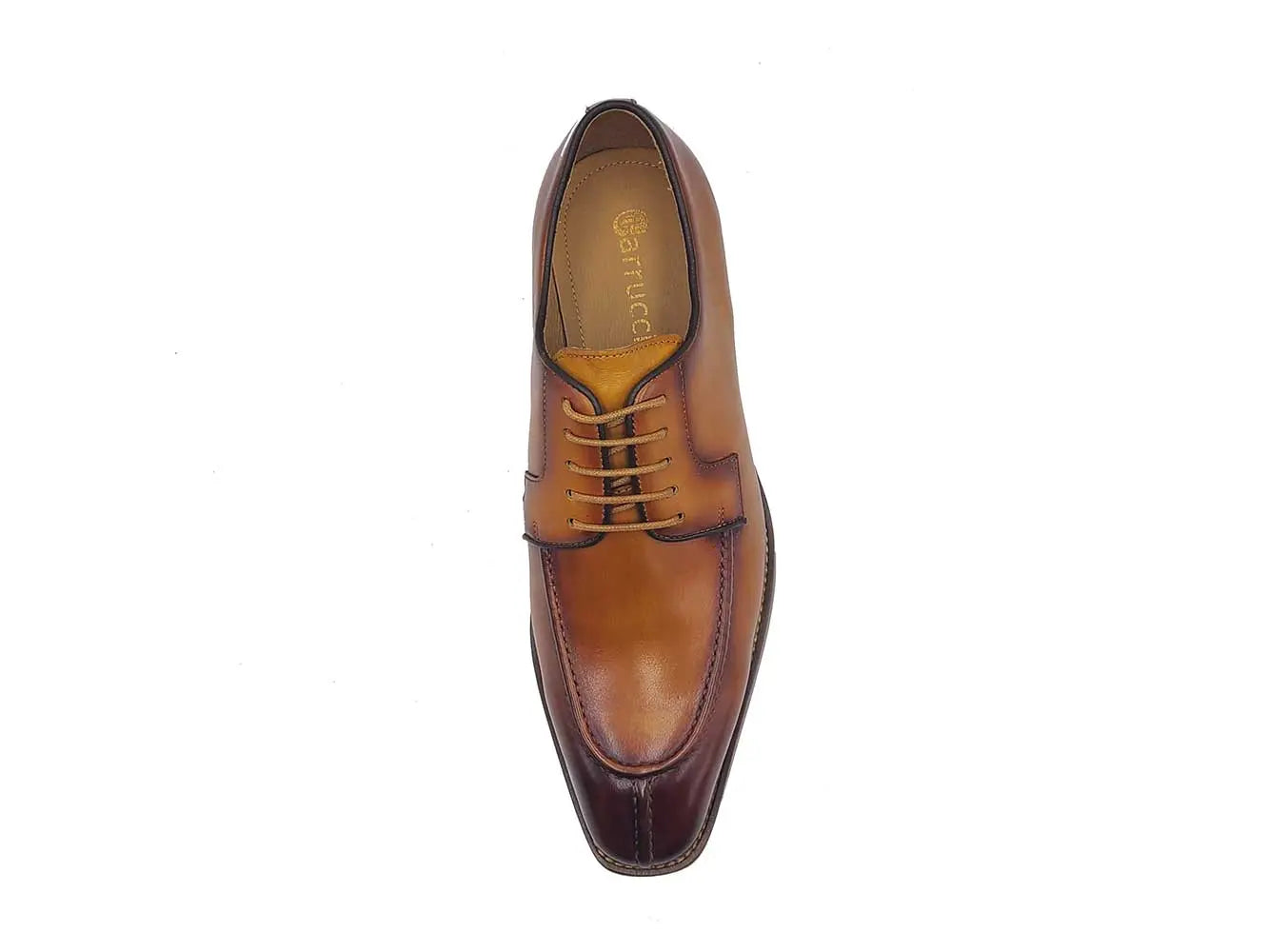 Premium Leather Moc Toe Oxford Shoes for Men - Comfortable & Stylish Dress Shoes for Business, Office, and Formal Occasions
