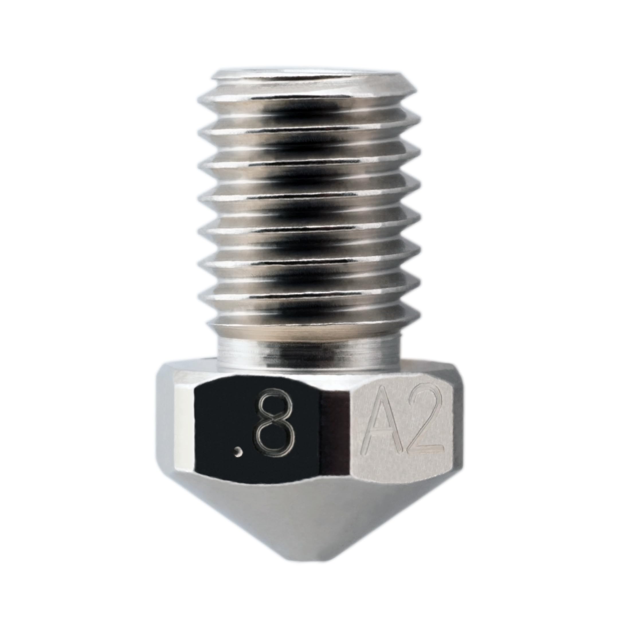 Micro Swiss Plated A2 Tool Steel Nozzle (.8mm) - Wear Resistant for Dremel Digilab 3D45 & Idea Builder 3D Printers - Perfect for High-Temperature Printing and Long-Lasting Performance