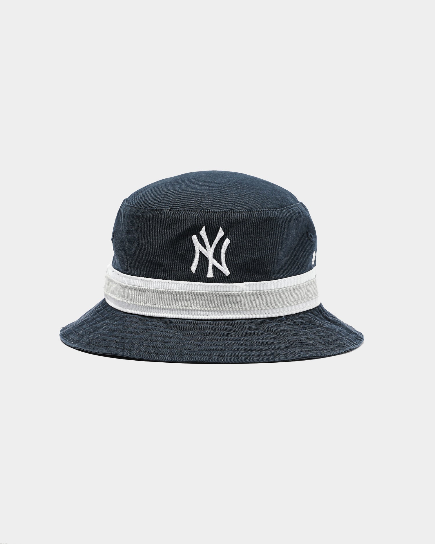 New York Yankees Navy Striped Bucket Hat - 47 Brand Adjustable Baseball Cap for Men & Women - Perfect for Games, Outdoor Activities & Fashion