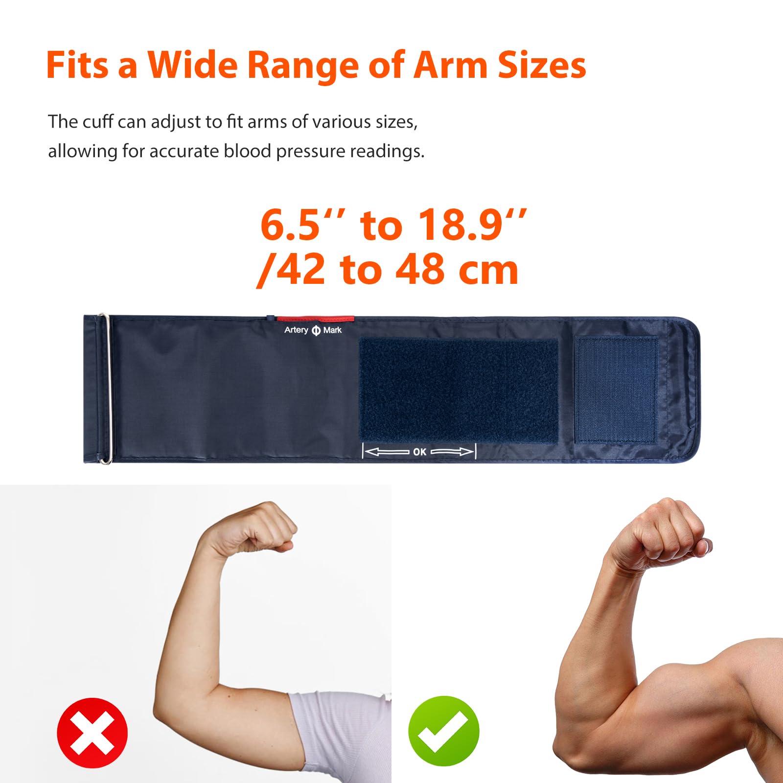 iHealth XL Blood Pressure Cuff for Large Arms (16.5