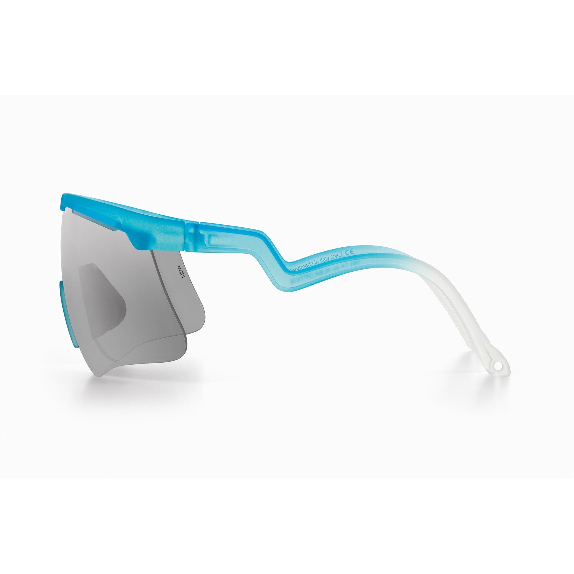 Delta by Alba Optics CIANO Silver Blue Lightweight Sunglasses for Men & Women - Perfect for Driving, Running, and Outdoor Sports