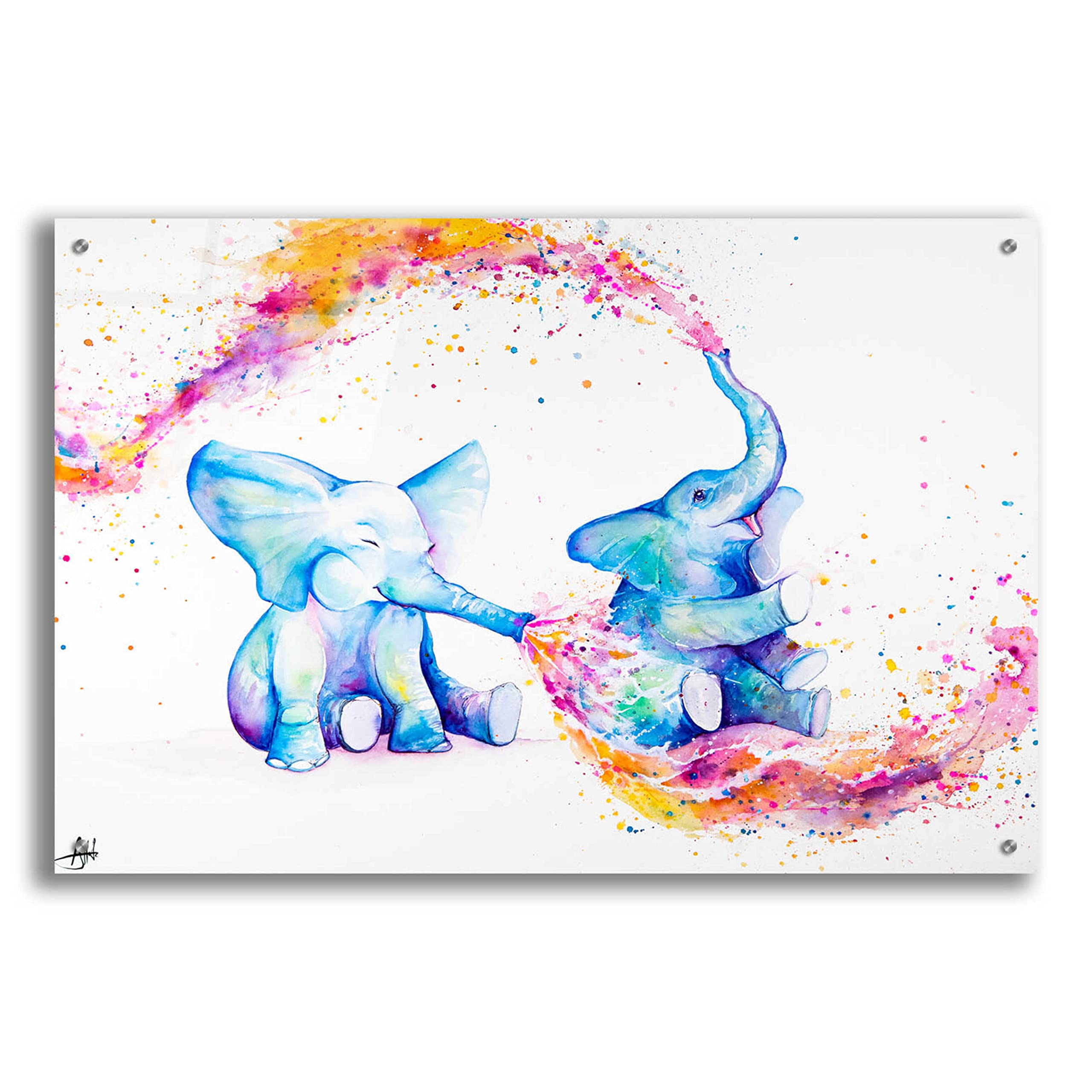 Epic Art 'Sorella' by Marc Allante - 36x24 Inch Acrylic Glass Wall Art Painting - Modern Home Decor for Living Room, Bedroom & Office