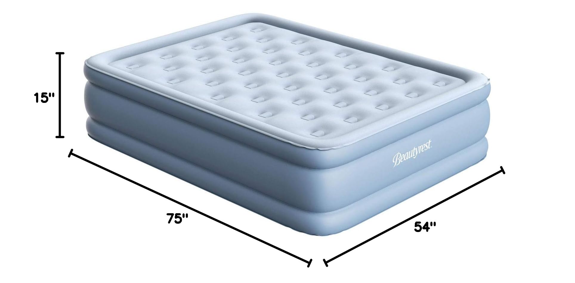 Beautyrest Posture Lux Air Mattress with Built-in Pump & Reinforced Edge Support - 15