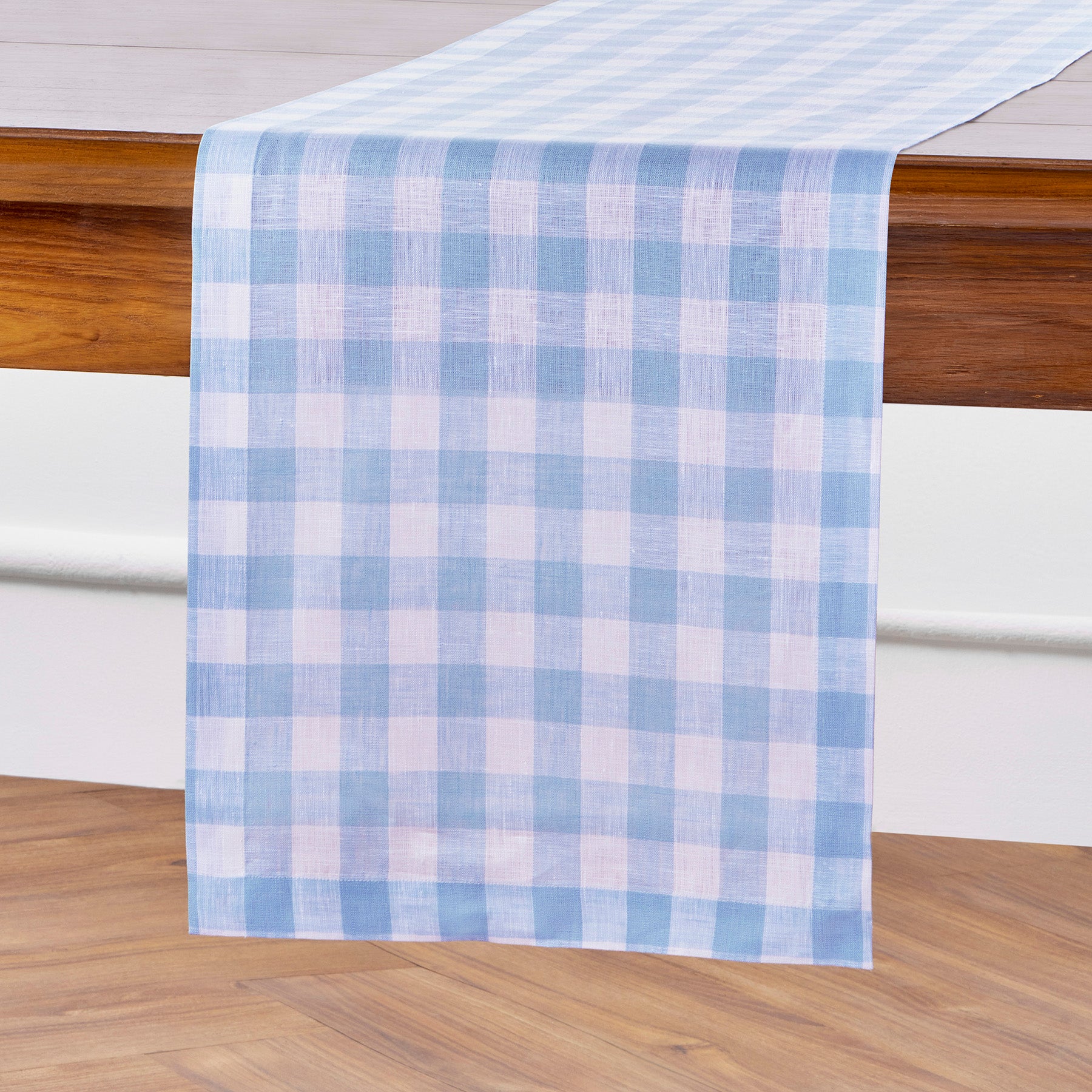 Morgan Check Table Runner - Classic Plaid Cotton Tablecloth for Dining & Kitchen Decor - Perfect for Holiday Dinners, Parties & Farmhouse Style Home Decor