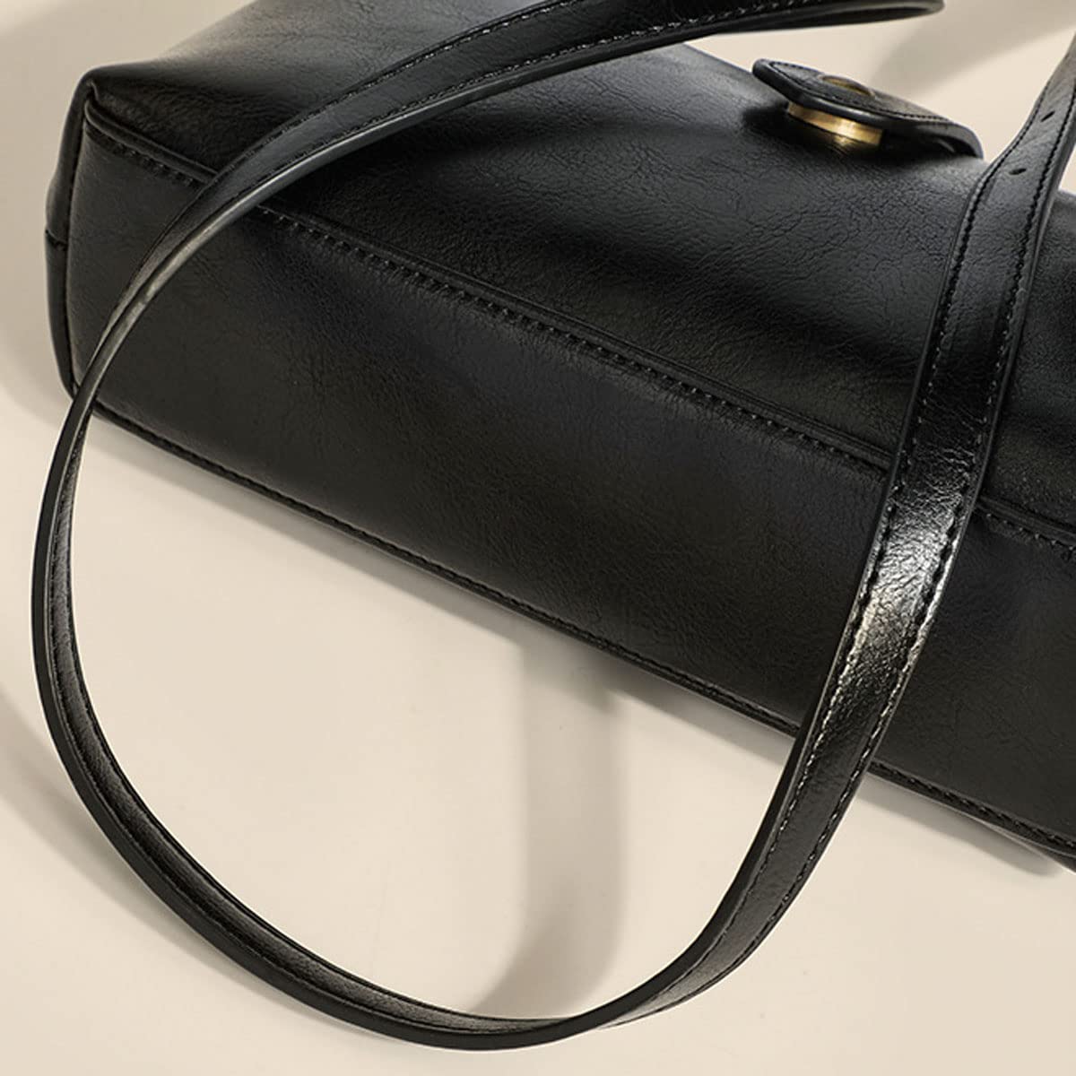 Stylish Women's PU Leather Shoulder Bag Crossbody Satchel with Magnetic Buckle - Perfect for Work, Travel & Everyday Use