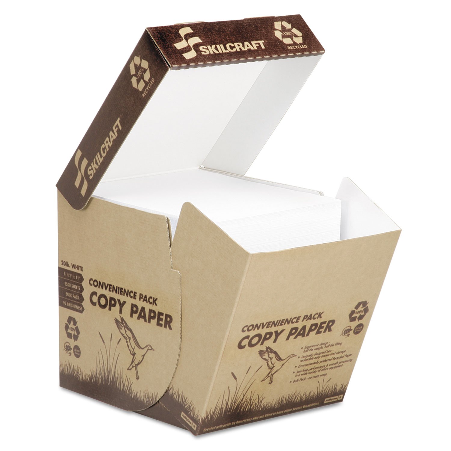 Premium Copy Paper, 8.5 x 11 Inches, 20 lb, 92 Bright, 500 Sheets - Perfect for Printing, Copying, and Office Documents