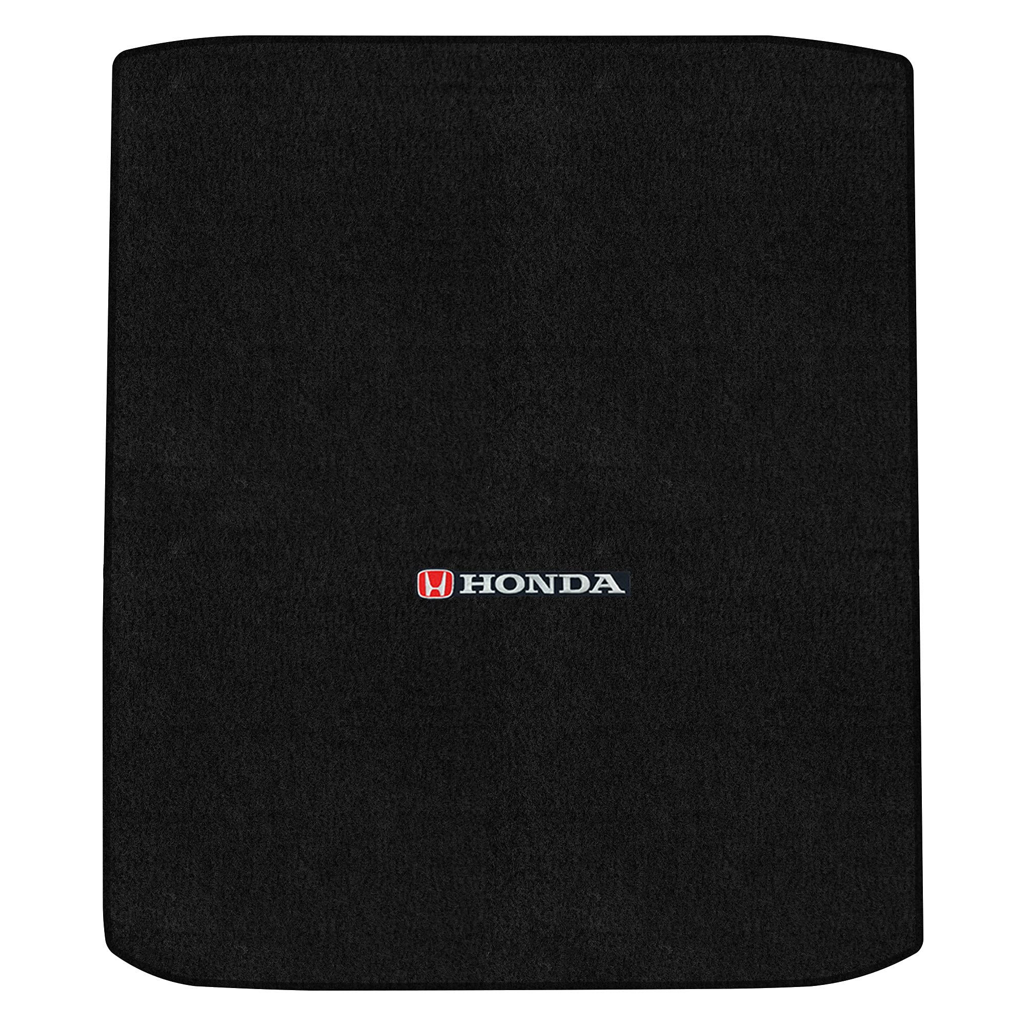 Premium Custom-Fit Carpet Floor Mats for Honda Accord 2018-2022 - Luxury Car Floor Liners with Silver & Red Honda Logo (Black, Includes Trunk Mat) | All-Weather Protection & Enhanced Interior Style