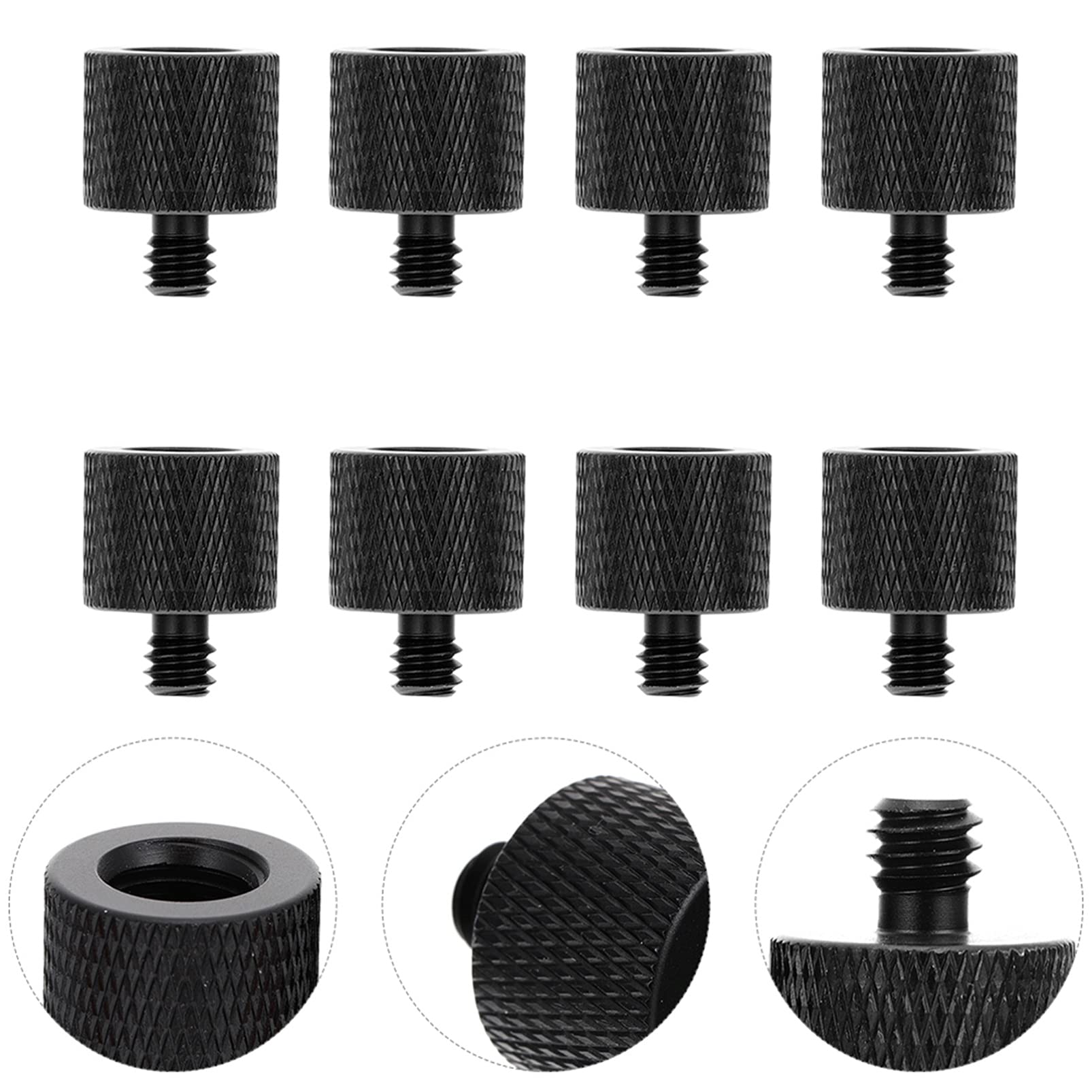 MILISTEN 8PCS Microphone Tripod Adapter - Camera Stand Screws for Professional Mic & Bracket Mounting