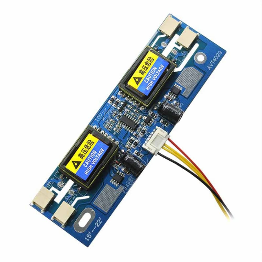 Universal CCFL Inverter for 15-22 Inch LCD Monitors - 4 Lamp High Pressure Board with 10V-29V Output - Compatible with Small Port Displays | Perfect for Monitor Repair & Backlight Replacement