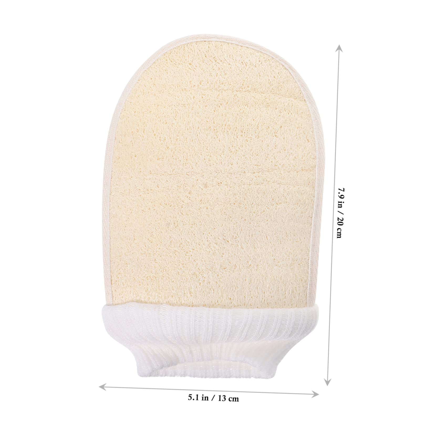 COLLBATH 2-Pack Korean Exfoliating Gloves - Body Scrub Mitts for Neck, Shoulder & Feet - Dead Skin Remover & Bath Exfoliator - Perfect for Spa, Shower & Dry Brushing Routine