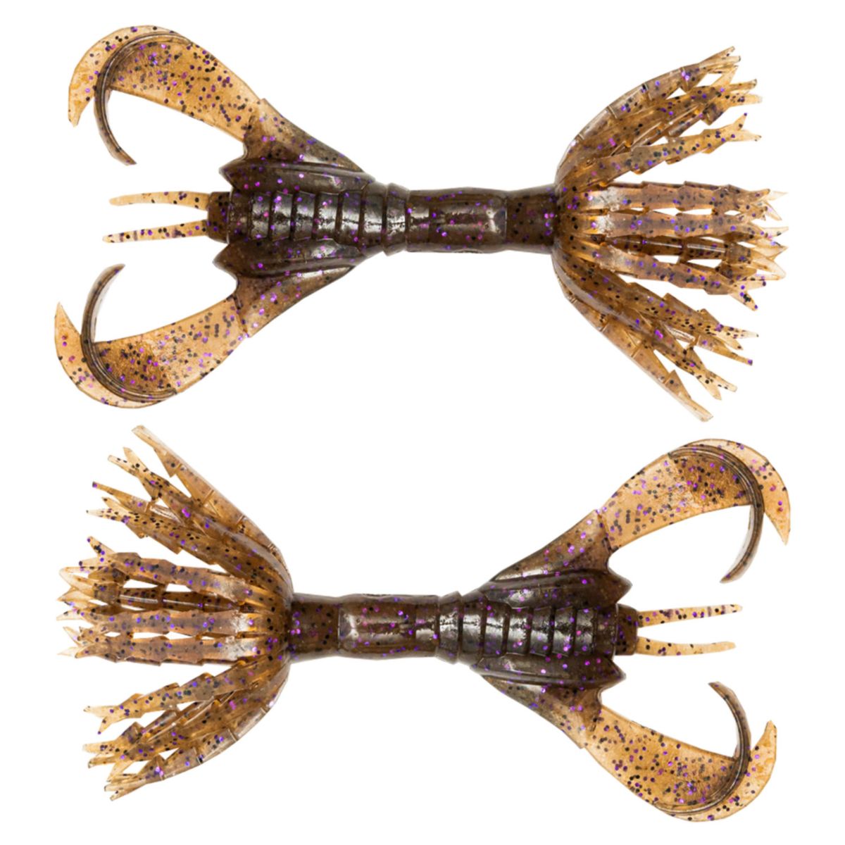 Keitech Hyper Spider 3.2 Soft Plastic Bait - Realistic Crawfish Design for Bass Fishing Lures - Perfect for Freshwater and Saltwater Fishing Adventures