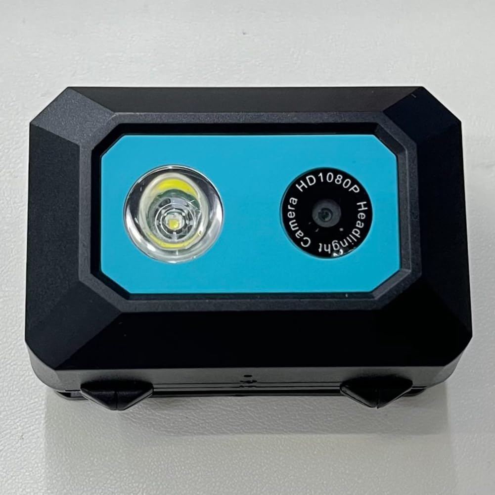 Graootoly HD 1080P Waterproof Action Camera with Night Vision - F18 Helmet Mounted Sports Camcorder for Cycling, Skiing & Outdoor Adventures | Durable & Easy to Use Blue Camera for Emergency SOS Recording