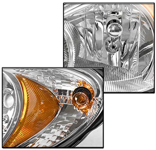 2006-2010 Chrysler PT Cruiser Replacement Chrome Headlights with 6