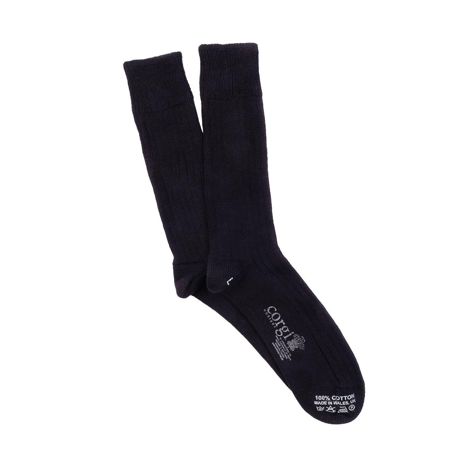 Men's Pure Cotton Marl Boot Socks - Soft & Breathable Hiking Socks for Outdoor Activities, Work & Winter Wear