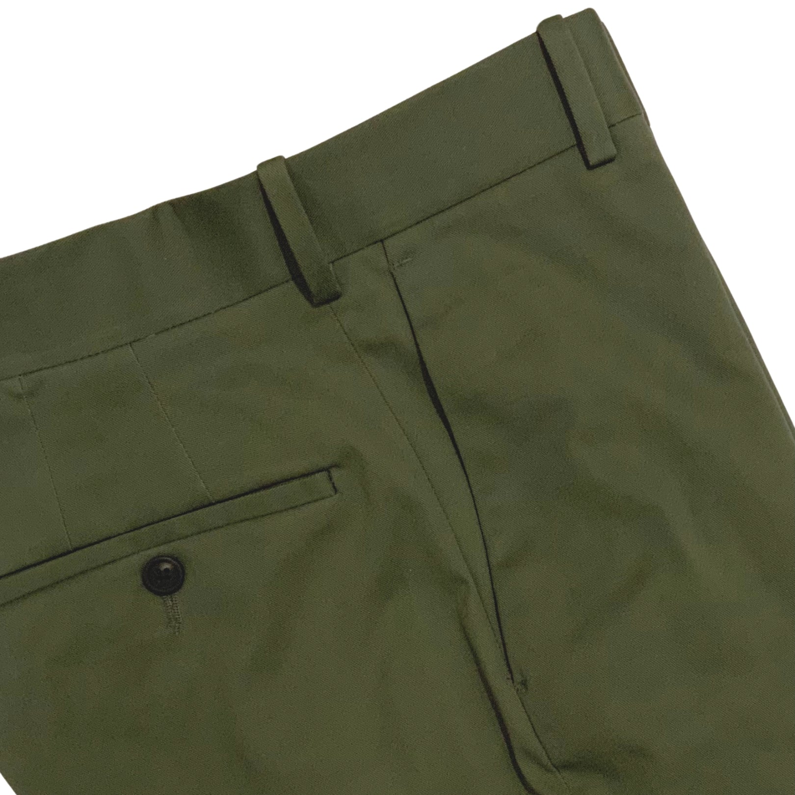 Stylish Olive Green Twill Cotton Trousers for Women - Comfortable Casual Pants for Work, Travel & Everyday Wear