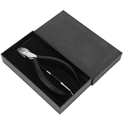 Professional Nail Clipper Set - Stainless Steel Toe & Fingernail Clippers for Home, Salon & Travel (Black) | Perfect for Manicures, Pedicures & Nail Care Kits