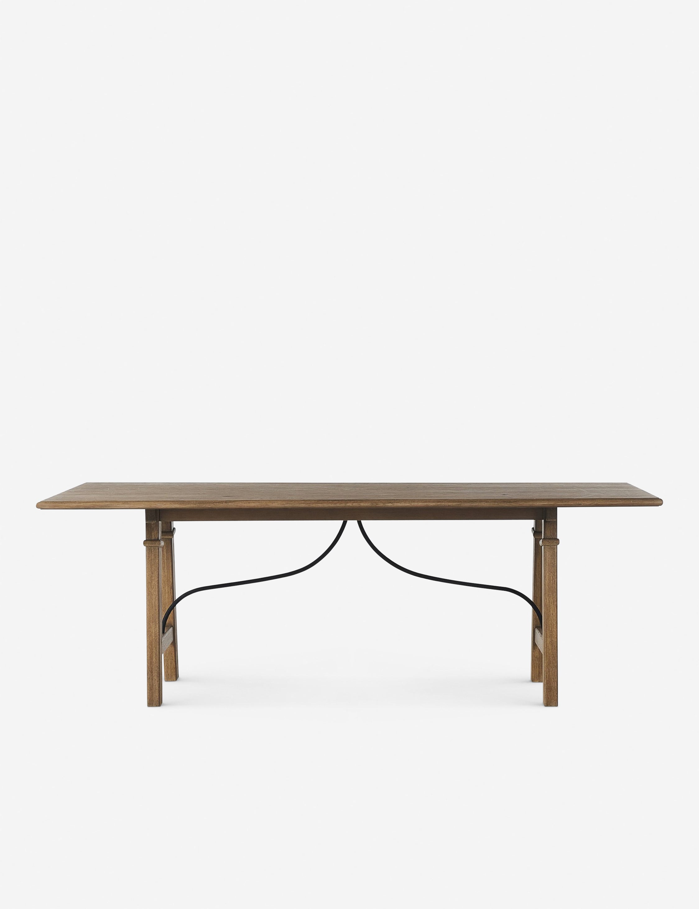 Fritz Dining Table by Amber Lewis x Four Hands - Modern Farmhouse Dining Table for Kitchen & Dining Room - Perfect for Family Gatherings & Entertaining Guests