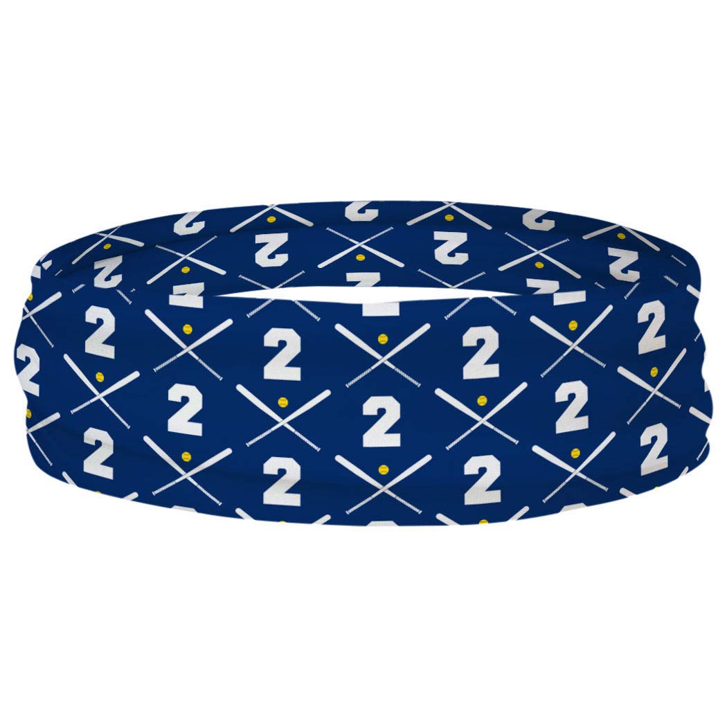 Custom RokBAND Multi-Functional Softball Neck Gaiter & Headband with Team Number - Moisture Wicking Face Cover for Baseball, Softball & Outdoor Sports | ChalkTalkSPORTS
