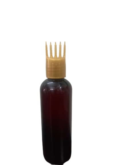 Bry Bottles - 100ml Empty Boston Amber Glass Bottles with Golden Comb Applicator (12-Pack, Clear Transparent) for Essential Oils, DIY Skincare & Travel Toiletries