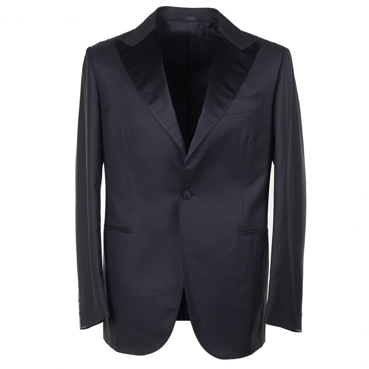 Stylish Slim Fit Wool Tuxedo for Men - Premium Italian Wool Suit for Weddings, Prom & Formal Events - Elegant Black Dinner Jacket & Pants Set