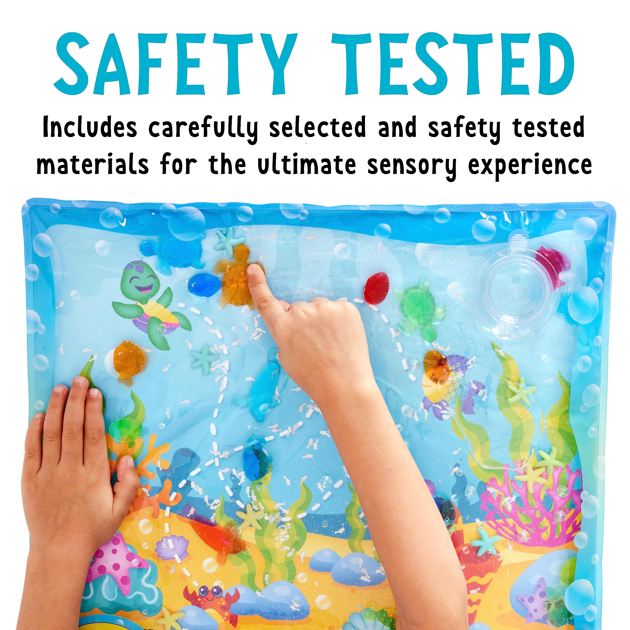Creativity for Kids Sensory Squish Bag: Ocean Adventure - Sensory Toys for Toddlers Ages 3-5, Motor Skills Development, Stress Relief & Calming Activities - Perfect for Daycare, Preschool Learning & Autism Sensory Play