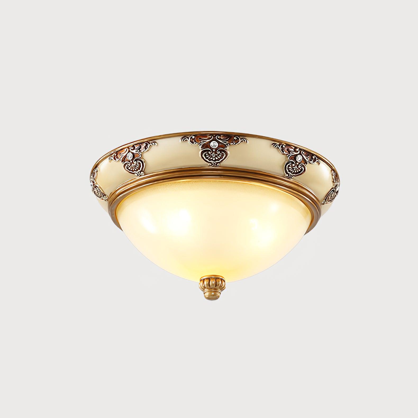 Brahm Flush Mount Ceiling Light Fixture - Modern LED Lighting for Bedroom, Living Room, and Hallway
