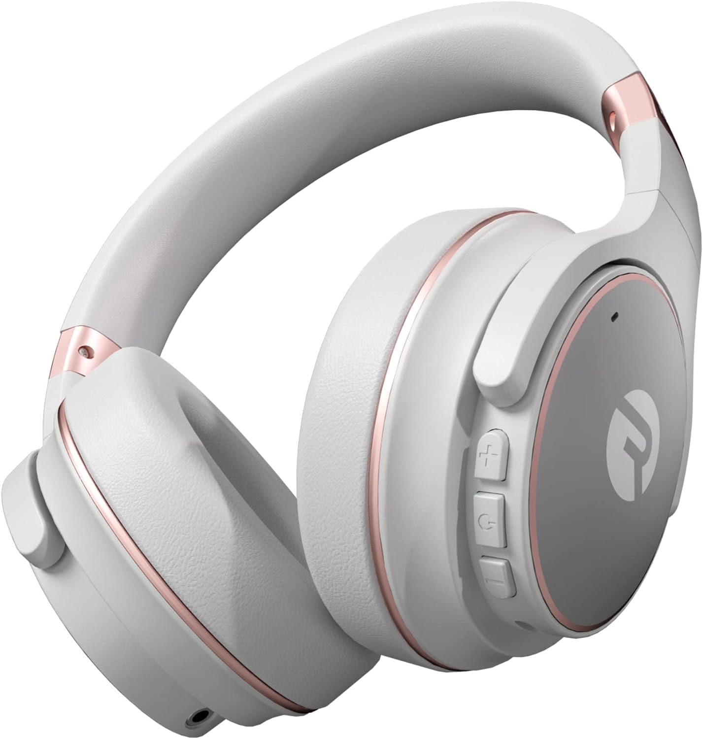 Raycon Everyday Wireless Bluetooth Over-Ear Headphones with Active Noise Cancelling, Built-in Mic, 38H Battery - IPX4 Water Resistant for Gym, Travel & Work (Rose Gold)