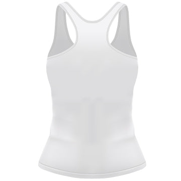 Custom Women's Sublimation Dye Racerback Tank Top - Personalized Workout & Yoga Activewear for Gym, Running & Sports