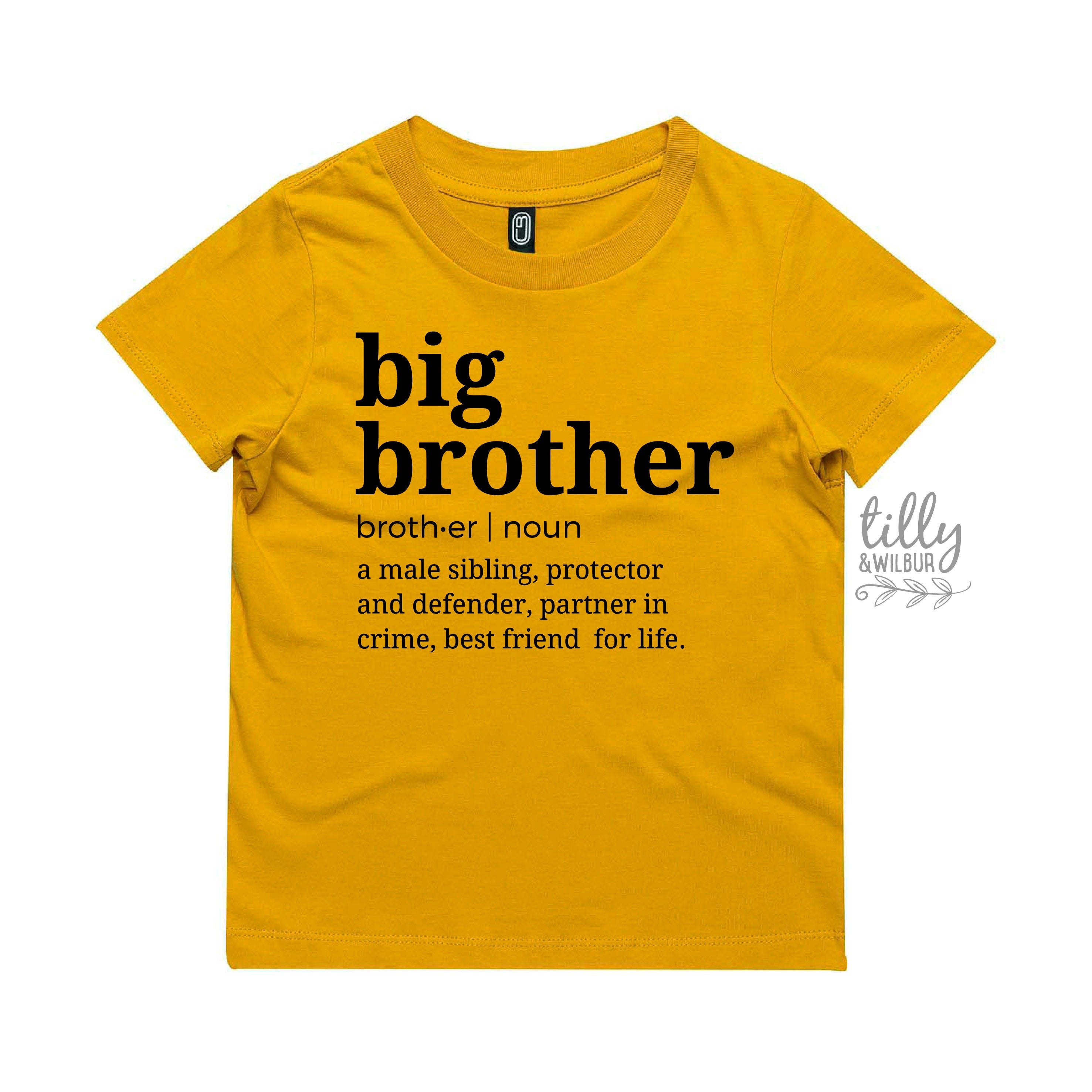 Big Brother Graphic T-Shirt for Men & Women - Trendy Vintage Style Tee - Perfect for Casual Wear, Street Fashion & Gifts