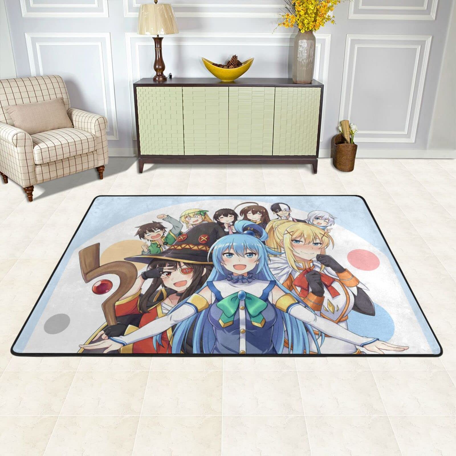 Anime KonoSuba 3D Printed Non-Slip Area Rug - 36