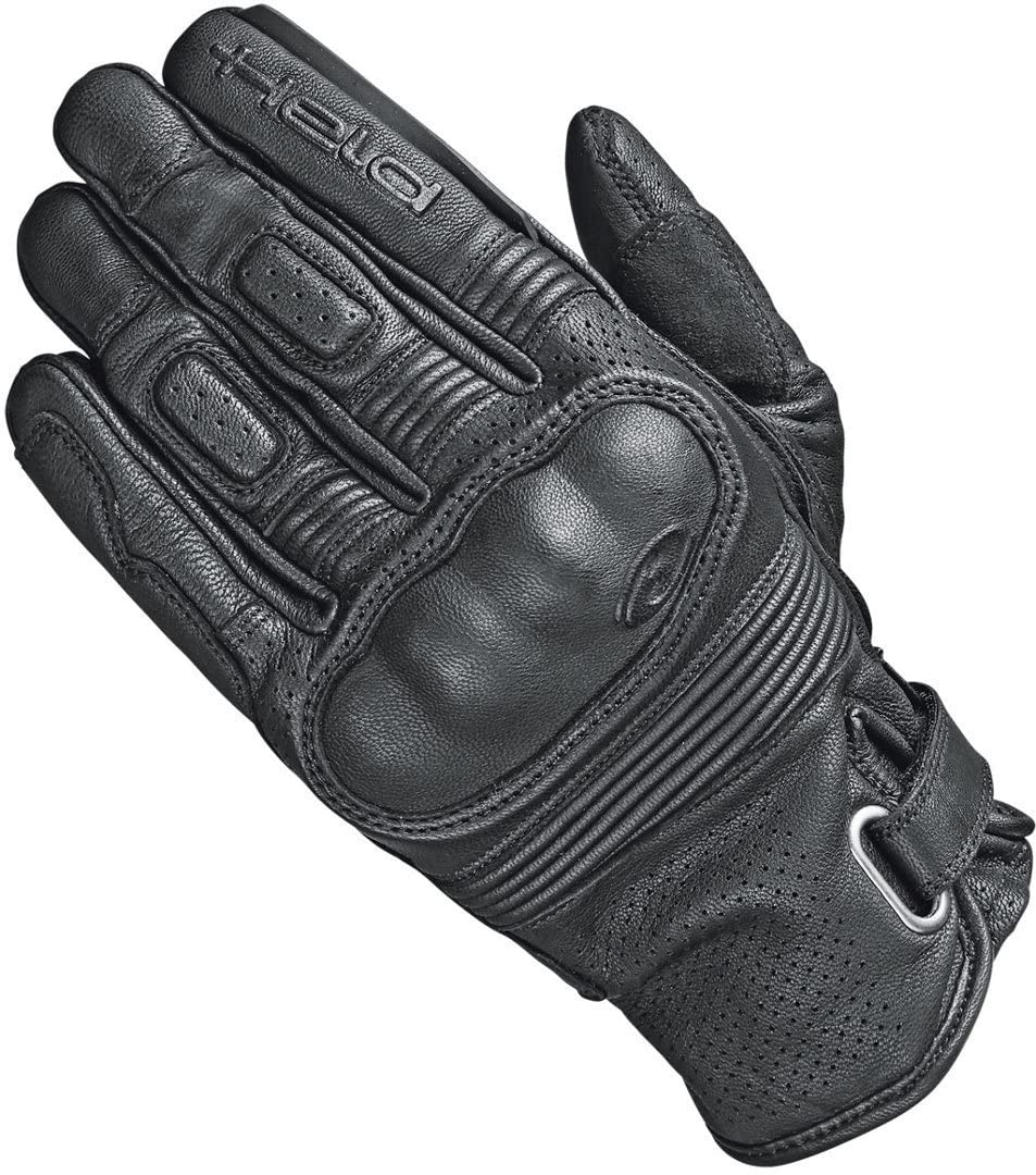 Burt Black Motorcycle Gloves for Men Size 8 - Durable Riding Gloves for Motorcycle, Biking & Outdoor Sports - Comfortable & Protective Gear for Riders