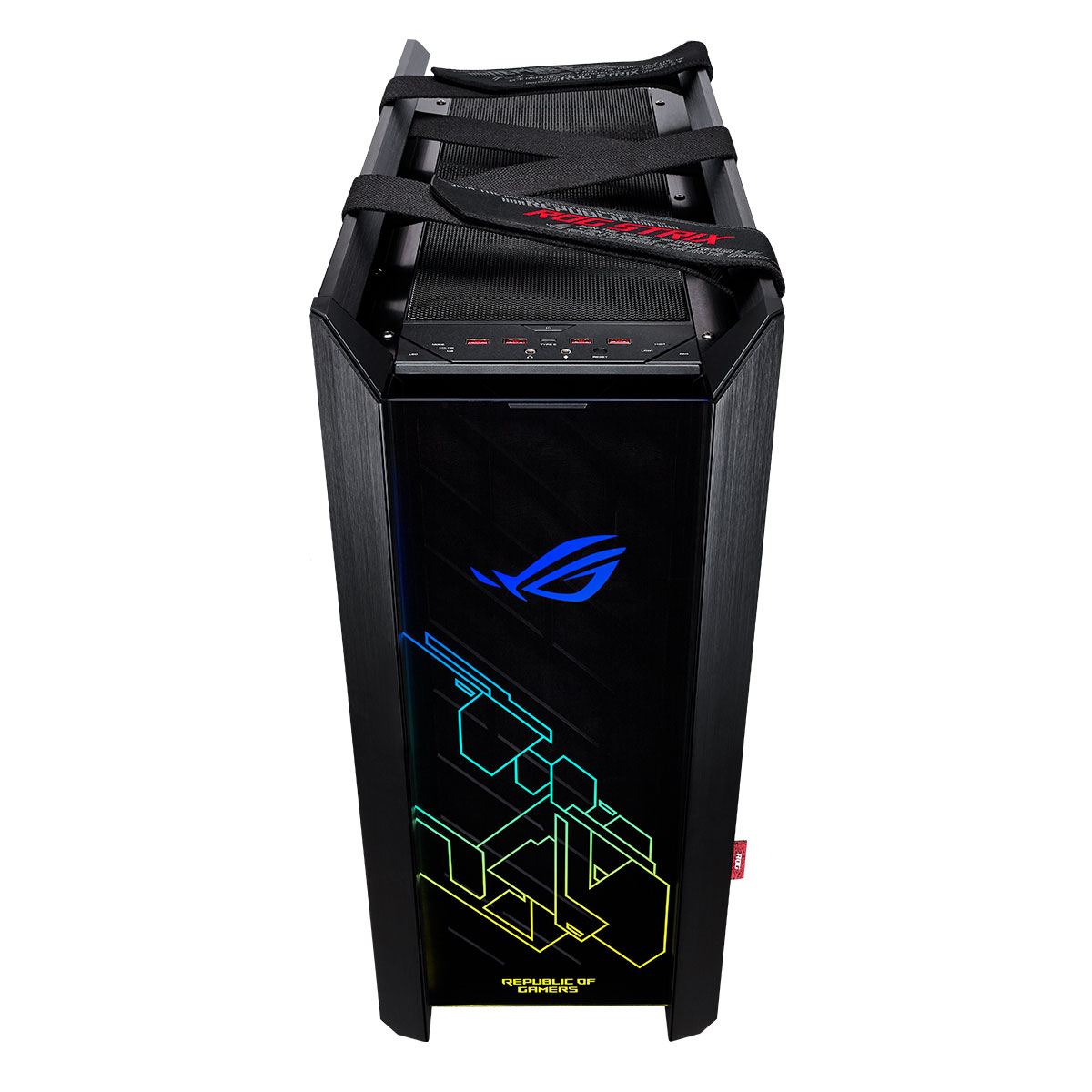 ASUS ROG Strix Helios Black Tempered Glass Mid Tower Gaming PC Case - High Airflow Design for Gaming Rigs & Workstations
