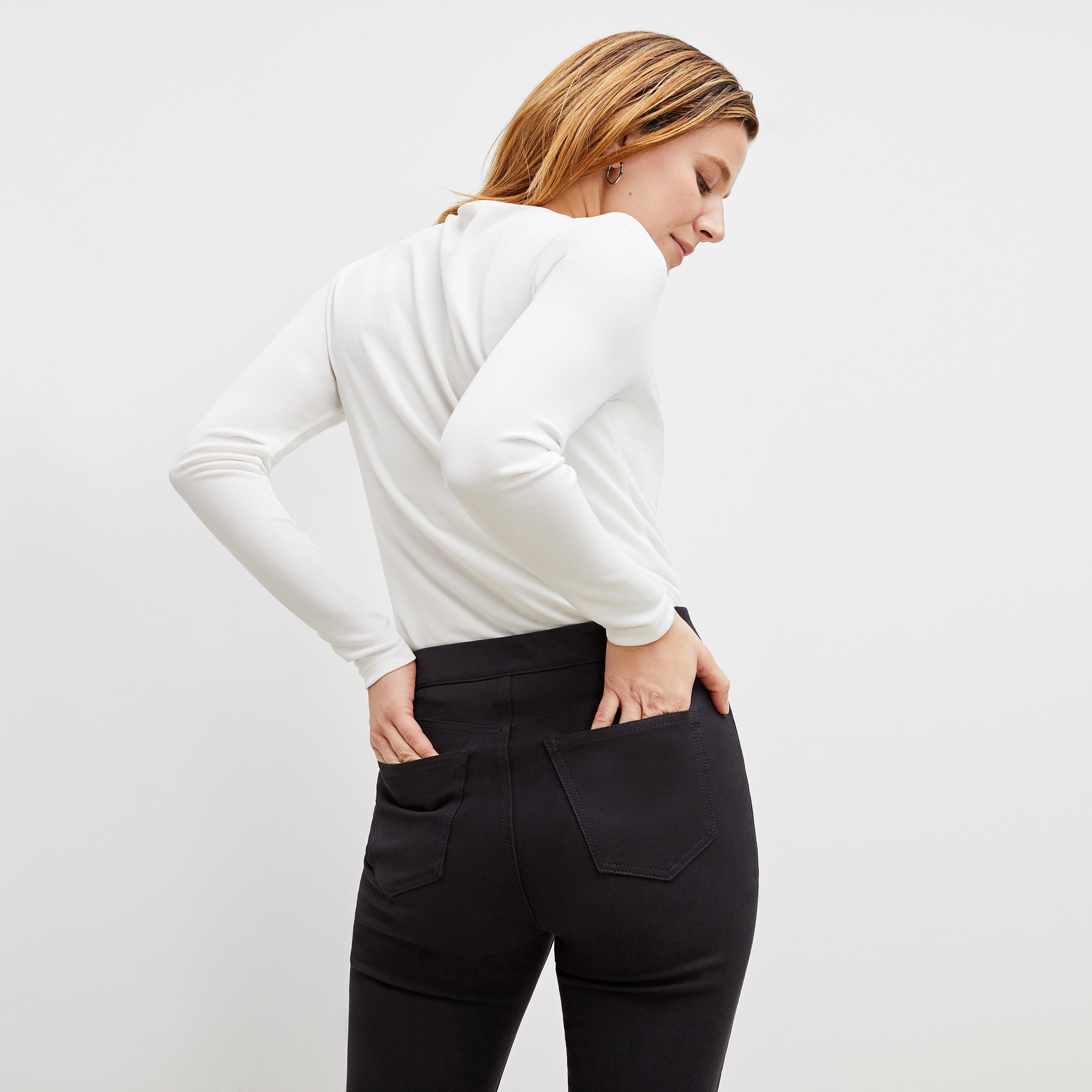 Eco-Friendly Hockley Jean - Better Than Denim, Black Women's Stretch Pants for Casual Wear & Everyday Comfort