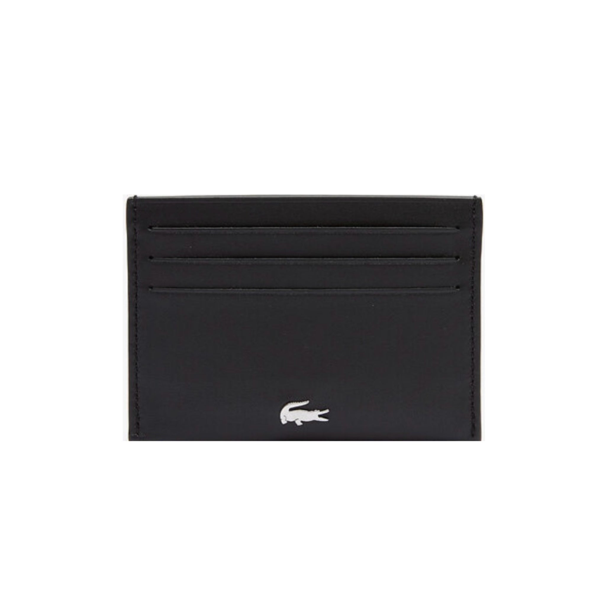 Lacoste Fitzgerald Genuine Leather Credit Card Holder - Slim RFID Blocking Wallet for Men & Women - Perfect for Travel, Business & Everyday Use
